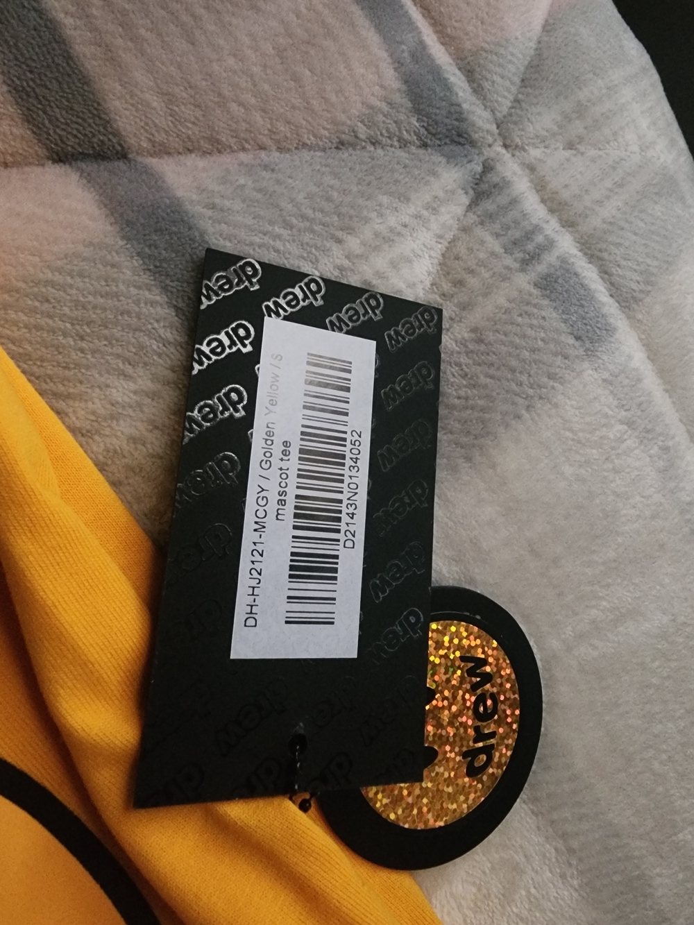 Drew House Yellow Smiley Logo Tee - Picture 6 of 6